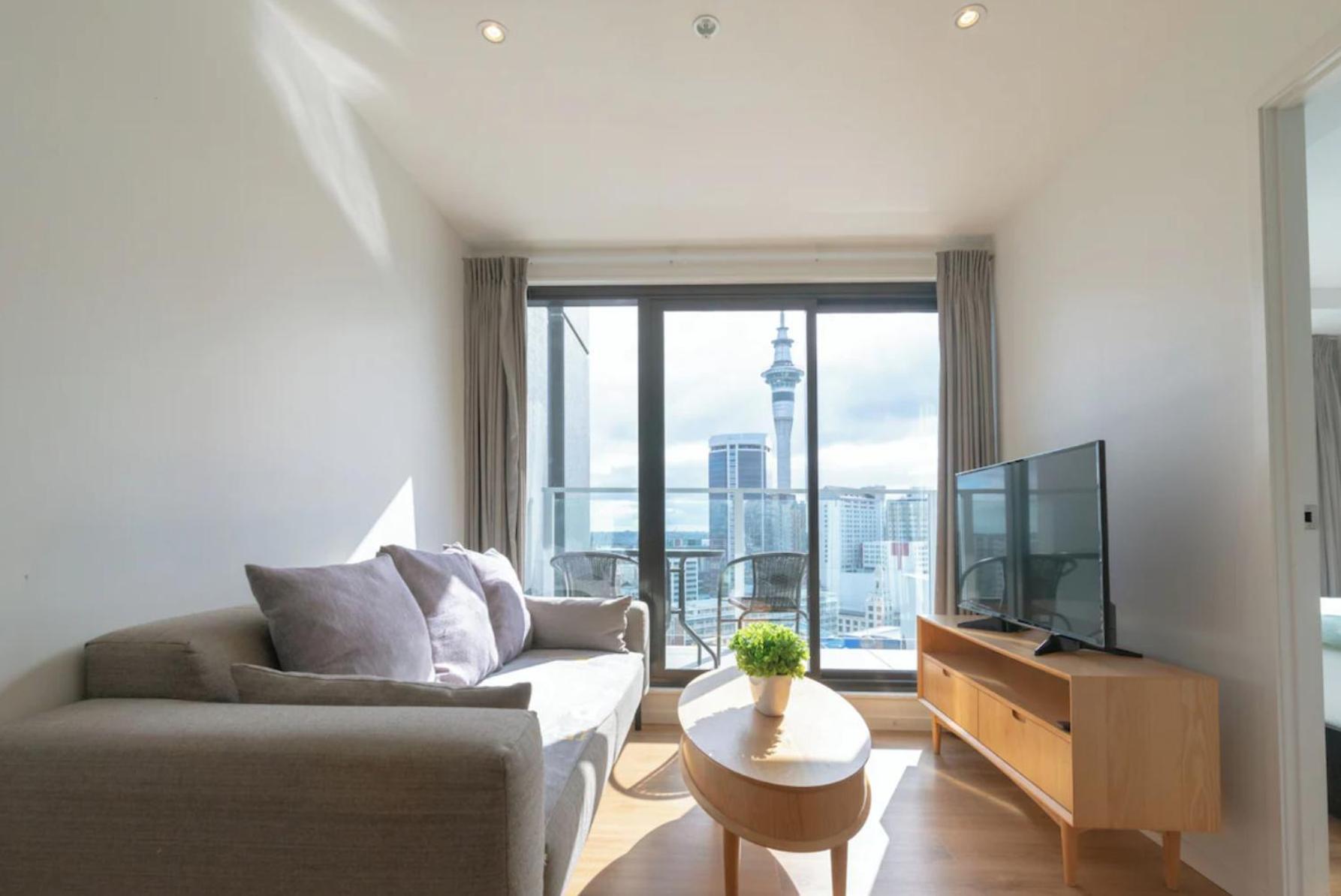 Skytower And City View 2 Bedroom Apartment On High Floor Auckland Ngoại thất bức ảnh
