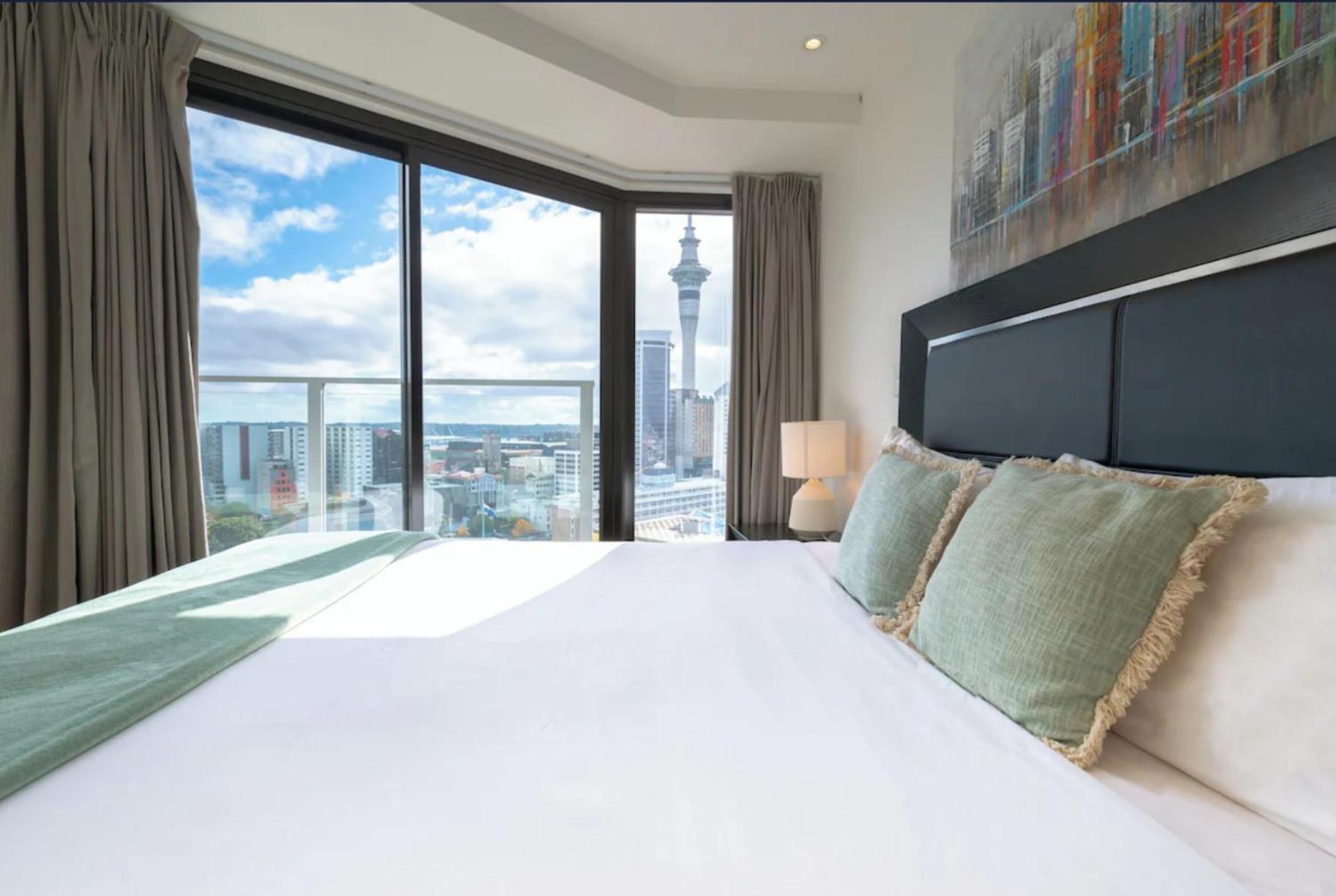 Skytower And City View 2 Bedroom Apartment On High Floor Auckland Ngoại thất bức ảnh